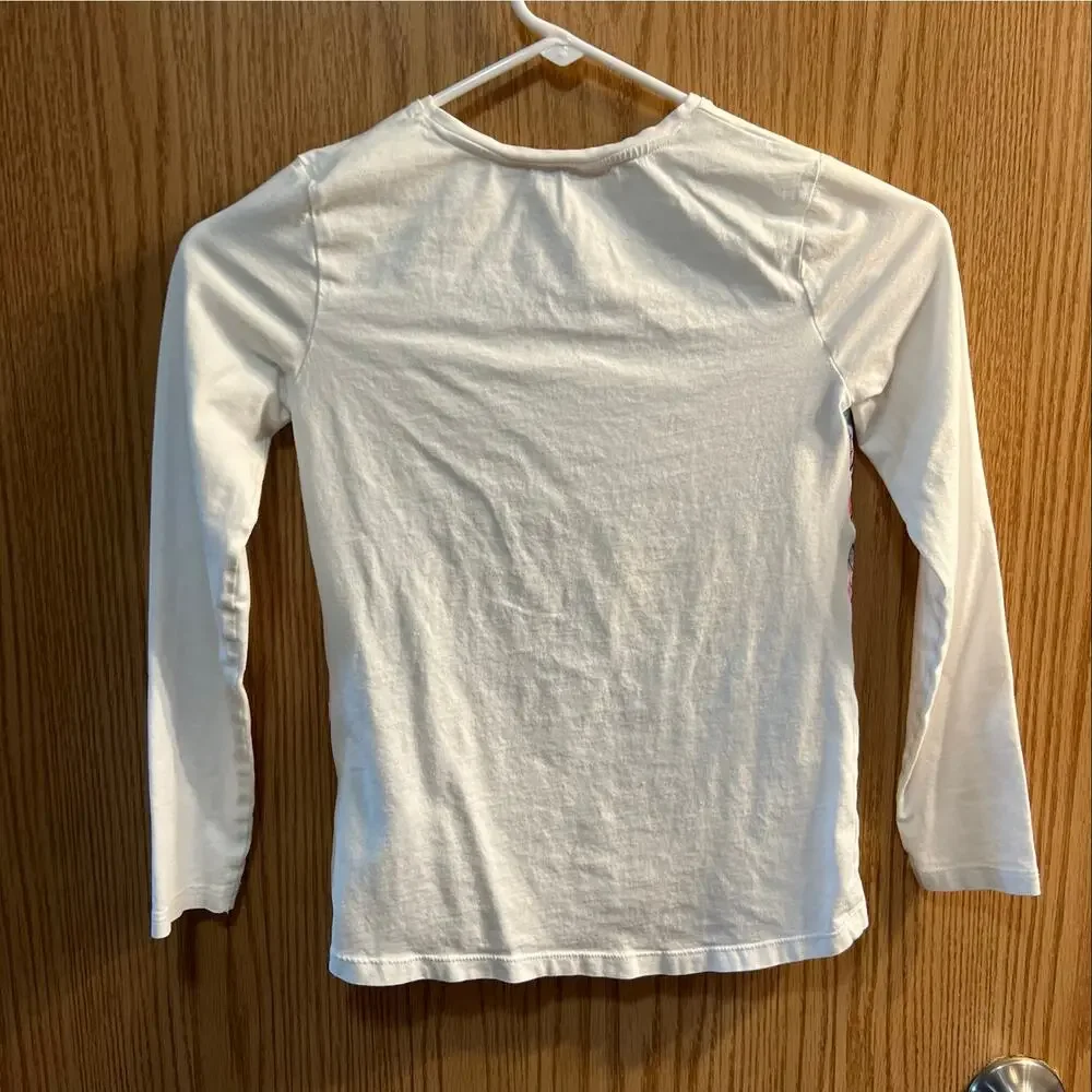 H&M Girls Unicorn Long Sleeve Tee Shirt Size 8 / 10
